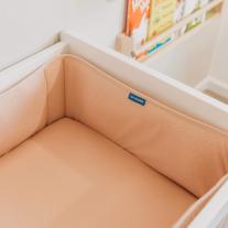 Бебешки обиколник с перфорирана структура AeroSleep цвят праскова