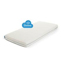 Бебешки чаршаф с перфорирана структура AeroSleep 40/80 в бял цвят