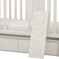 Бебешко дървено легло-люлка Arbor - Рини Πлeй Гоби + Бяло