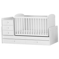 Трансформиращо се детско легло Arbor Baby & Junior Бяло
