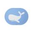 Детска подложка за сервиране Asa Selection Buddies Whale