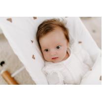 Childhome Сменяем калъф към бебешки шезлонг за люлеене hearts