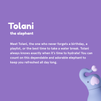 Термо бутилка Asobu® Bestie Tolani the Elephant