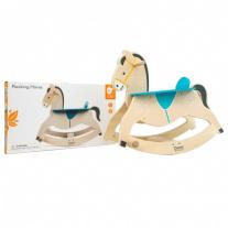 Дървено люлеещо се конче за деца Classic World