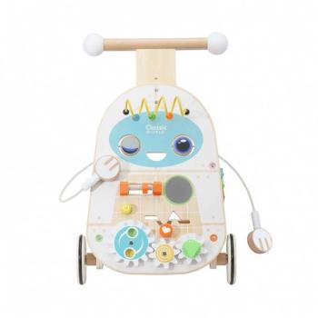 Детски дървен уокър - проходилка Робот Classic World