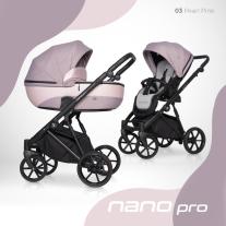 Бебешка количка Riko Nano Pro 2-в-1 05 Pearl Pink