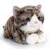 Плюшено легнало коте сиво 32 см Keel Toys 
