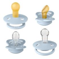 Комлект биберони BIBS Try-It Collection Baby Blue