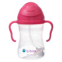Бутилка със сламка b.box Sippy cup, 240 ml, Raspberry
