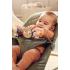 Бебешки шезлонг BabyBjorn Bliss Woven Classic quilt Dark Green