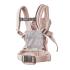 Ергономична раница BabyBjorn Harmony Woven Mélange Light Pink