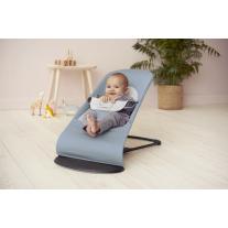 Бебешки шезлонг BabyBjorn Balance Soft Woven Blue Grey