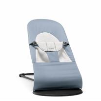 Бебешки шезлонг BabyBjorn Balance Soft Woven Blue Grey