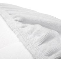 Протектор за количка Baby Matex - Jersey, 35 x 75 cm, Бял