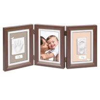 Дървена фото рамка Baby Art My Baby Touch Timeless Classic Kафява