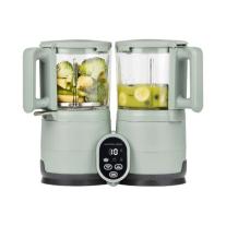 Уред за готвене на пара Babymoov Nutribaby Glass Celadon