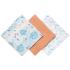 Комплект меки пелени Babyono 70 х 70 cm, 3 броя