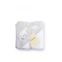Бебешка хавлия 100x100 Bonjourbébé, Gray Polaris