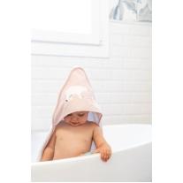 Бебешка хавлия 100x100 Bonjourbébé, Pink Polaris