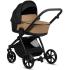 Бебешка количка 2 в 1 Tutis - Mio 3+, еко кожа, Beige