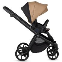 Бебешка количка 2 в 1 Tutis - Mio 3+, еко кожа, Beige