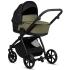 Бебешка количка 2 в 1 Tutis - Mio 3+, еко кожа, Olive
