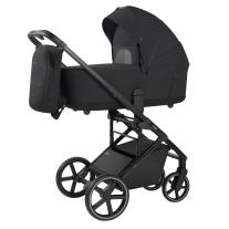 Бебешка количка 2в1 Carrello Alfa Rock Black