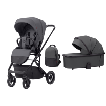Бебешка количка 2в1 Carrello Alfa Graphite Grey