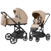 Бебешка количка 2в1 Carrello Alfa Natural Beige