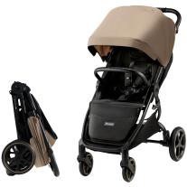 Бебешка лятна количка KinderKraft - Mitzy, Linen Beige
