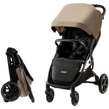 Бебешка лятна количка KinderKraft - Mitzy, Linen Beige