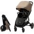 Бебешка лятна количка KinderKraft - Mitzy, Linen Beige