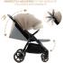 Бебешка лятна количка KinderKraft - Mitzy, Linen Beige