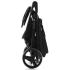 Бебешка лятна количка KinderKraft - Rine, Classic Black