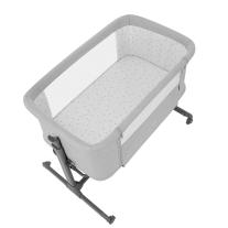 Бебешка мини кошара за сън Carrello Luna Carbon Grey