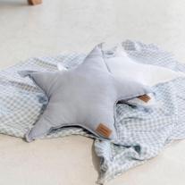 Бебешка муселинова пелена 120x120 Bonjourbébé, Vichy Grey