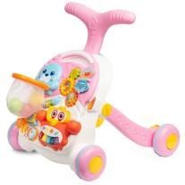 Бебешка проходилка 2 в 1 Caretero Toyz - Spark, Pink