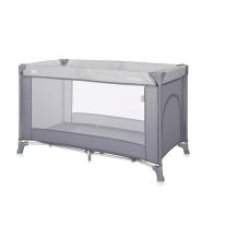 Детска сгъваема кошара на 1 ниво Lorelli - Torino, Grey striped elements