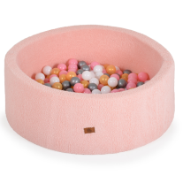 Бебешки басейн за игра с 200 топки Moni Toys, Boucle, розов