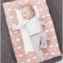 Бебешки калъф за повивалник Fresk Whale Dawn Grey