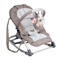 Бебешки шезлонг със Софи жирафчето Renolux, Spirit So Chic, Beige