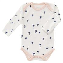 Бебешко боди с дълъг ръкав Fresk Tulip indigo blue