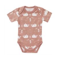 Бебешко боди с къс ръкав Fresk Whale mellow rose