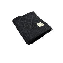 Бебешко одеяло от мериносова вълна Kaiser WOOL, Black