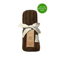 Бебешко одеяло от органичен памук Kaiser CABLE KNITT, Brown