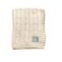 Бебешко одеяло от органичен памук Kaiser CABLE KNITT, Cream