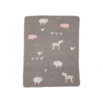 Бебешко памучно одеяло David Fussenegger, Juwel 70х90, Ферма