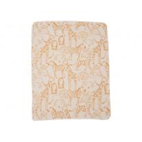 Бебешко памучно одеяло David Fussenegger, Juwel 70х90, Safari animals