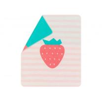 Бебешко памучно одеяло David Fussenegger, Juwel 70х90, Strawberry Розово