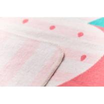 Бебешко памучно одеяло David Fussenegger, Juwel 70х90, Strawberry Розово